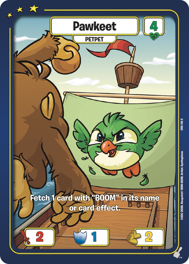 Pawkeet, CMA-190 R from Curse of Maraqua