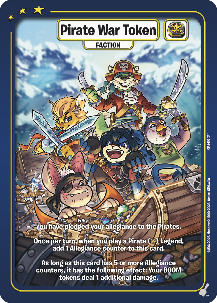 Pirate War Token, CMA-195 SR*
