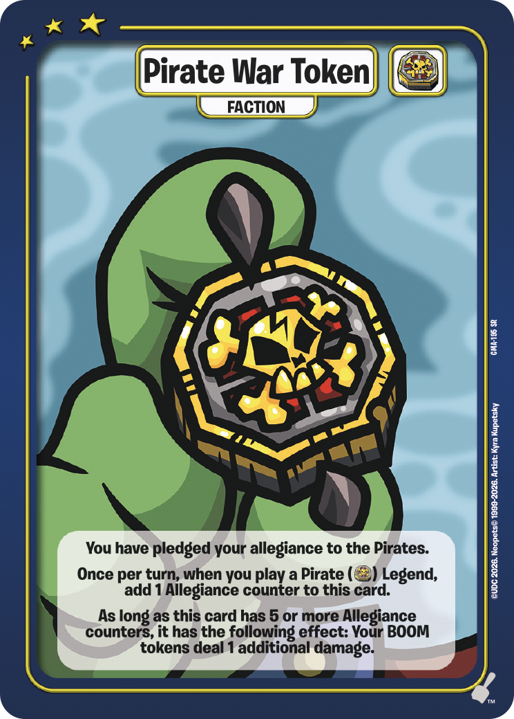 Pirate War Token, CMA-195 SR