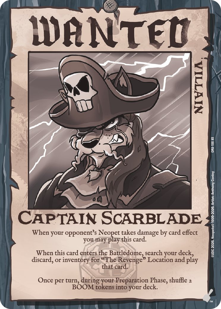 Captain Scarblade, CMA-198 XR