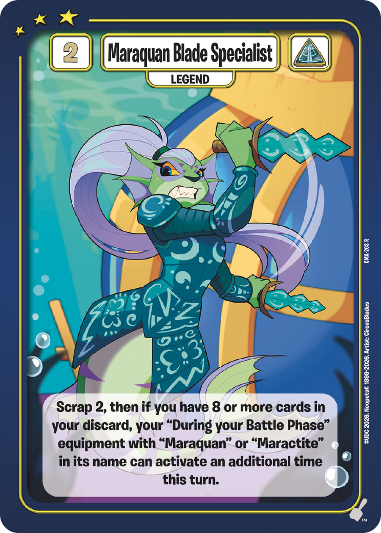 Maraquan Blade Specialist, CMA-203 R from Curse of Maraqua