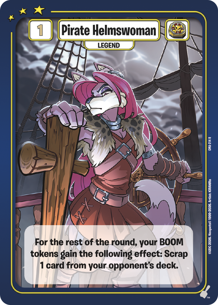 Pirate Helmswoman, CMA-214 R from Curse of Maraqua