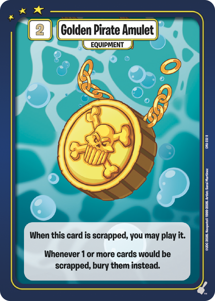 Golden Pirate Amulet, CMA-232 R