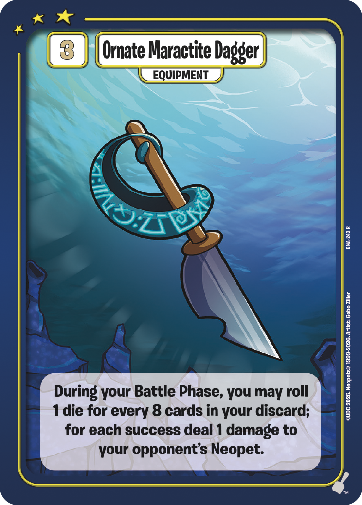 Ornate Maractite Dagger, CMA-243 R from Curse of Maraqua