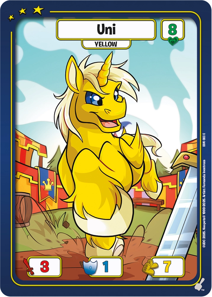 Uni, COM-083 C from Champions of Meridell