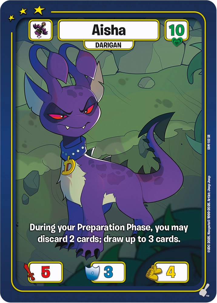 Aisha, COM-102 SR