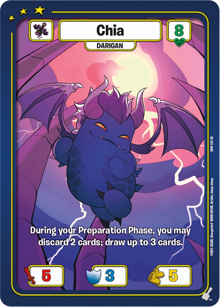 Chia, COM-103 SR from Champions of Meridell