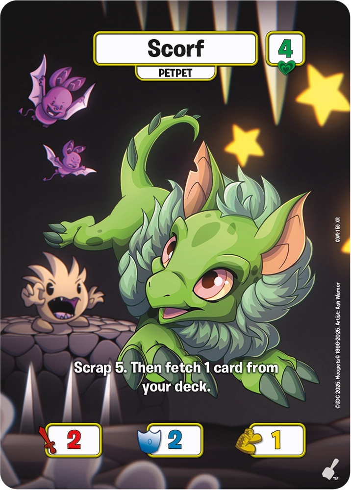 Scorf, COM-159 XR from Champions of Meridell