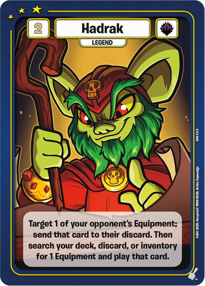 Hadrak, COM-173 R from Champions of Meridell