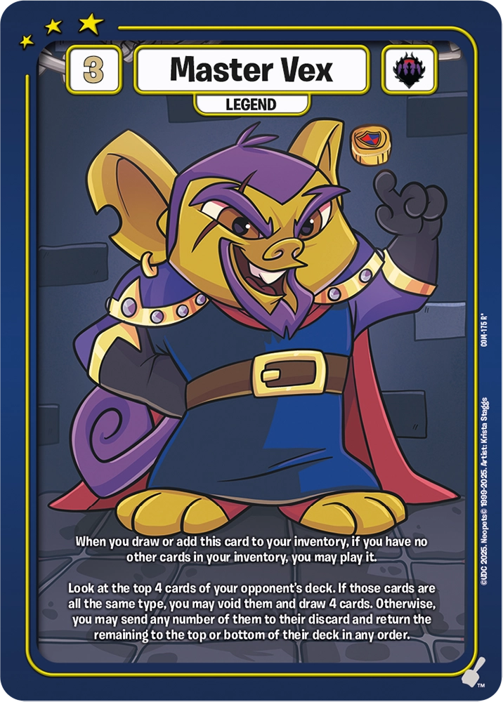 Master Vex, COM-175 R* from Champions of Meridell