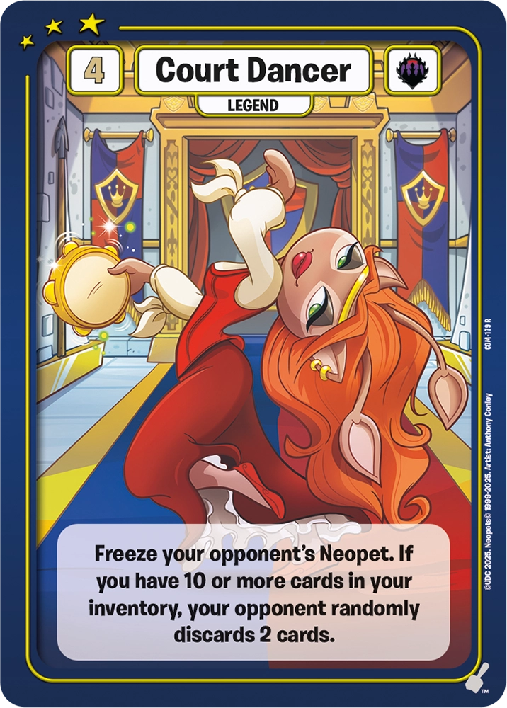 Court Dancer, COM-179 R from Champions of Meridell