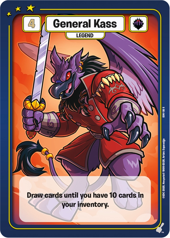 General Kass, COM-180 R from Champions of Meridell