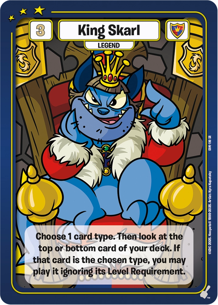 King Skarl, COM-190 SR