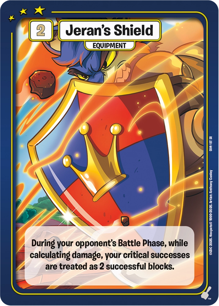 Jeran's Shield, COM-197 SR