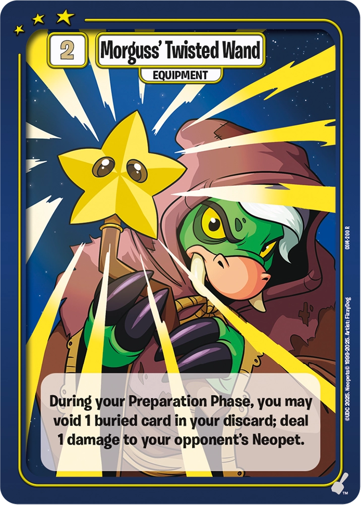 Morguss' Twisted Wand, COM-200 R
