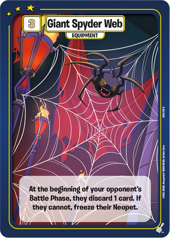Giant Spyder Web, COM-205 R