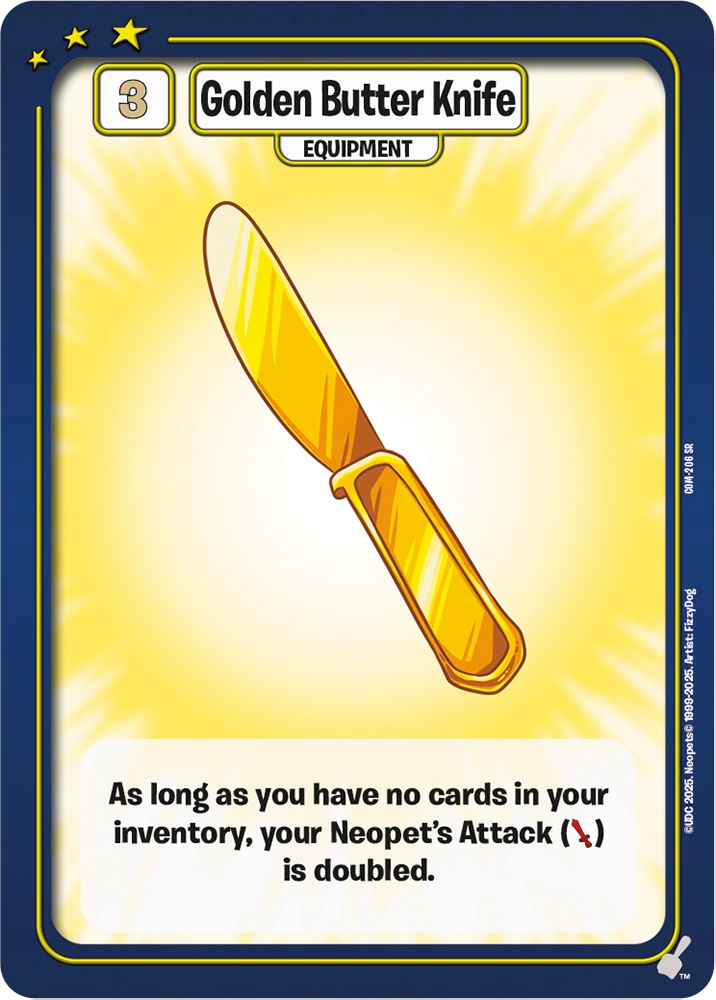 Golden Butter Knife, COM-206 SR