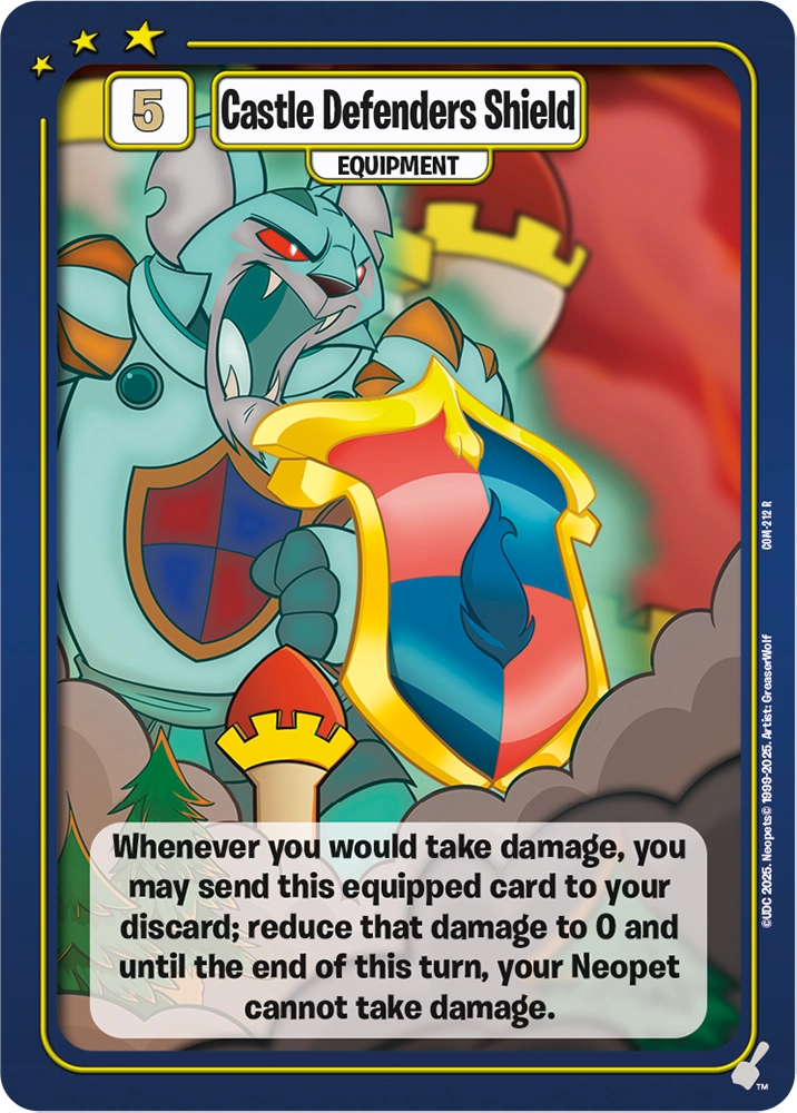 Castle Defenders Shield, COM-212 R