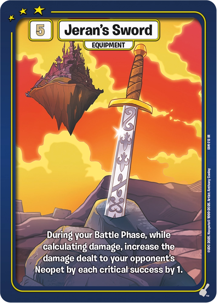 Jeran's Sword, COM-213 UR