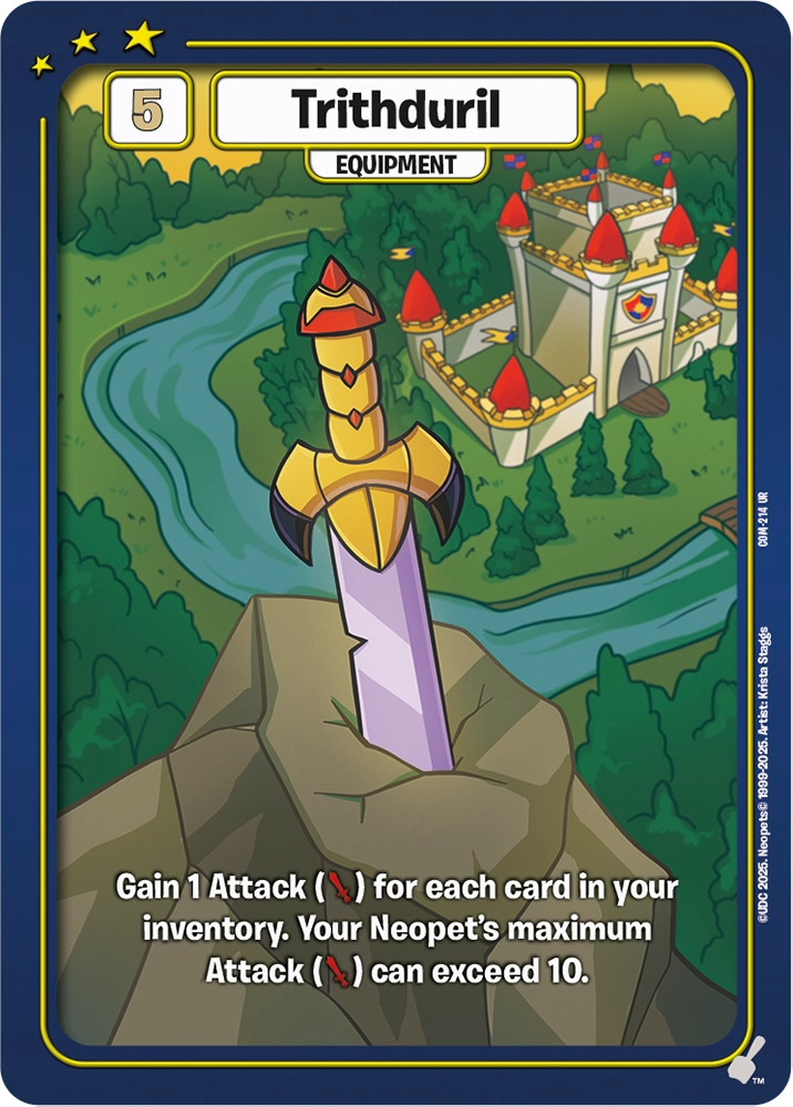 Trithduril, COM-214 UR from Champions of Meridell