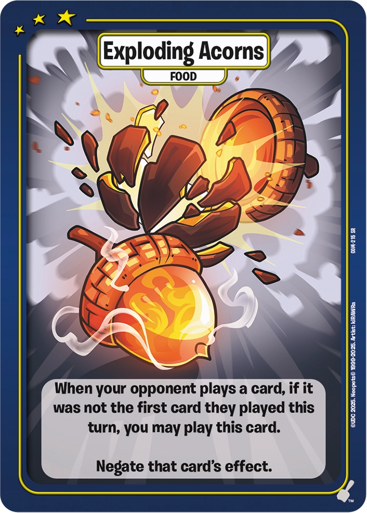 Exploding Acorns, COM-215 SR