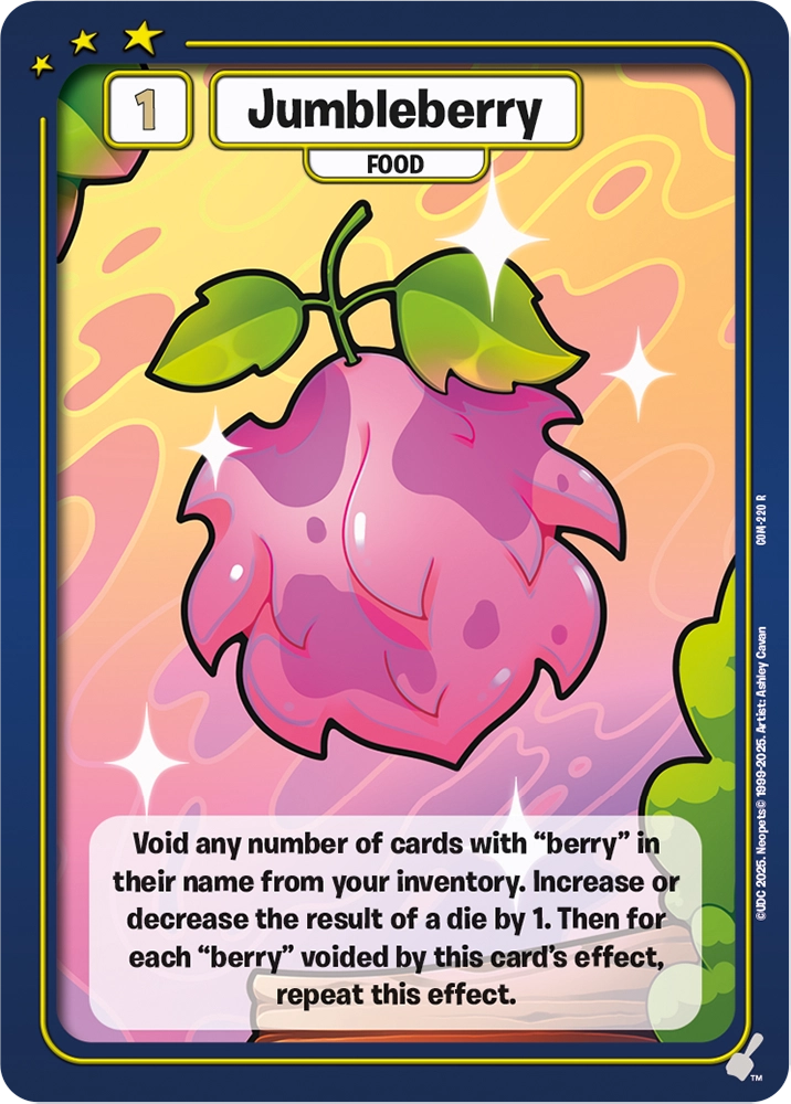 Jumbleberry, COM-220 R