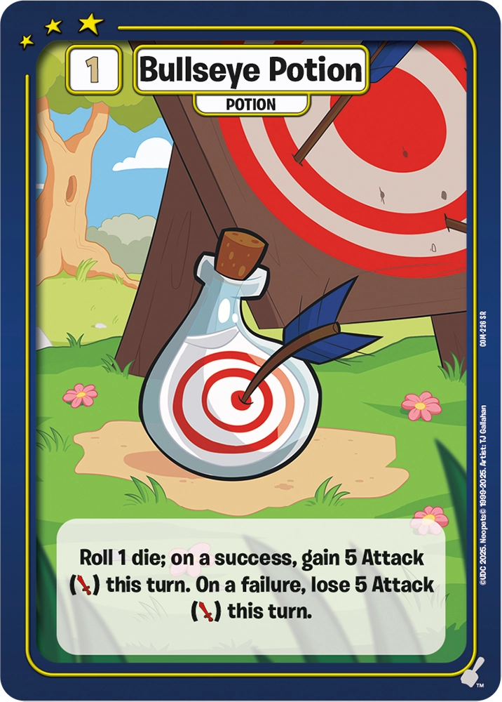 Bullseye Potion, COM-226 SR