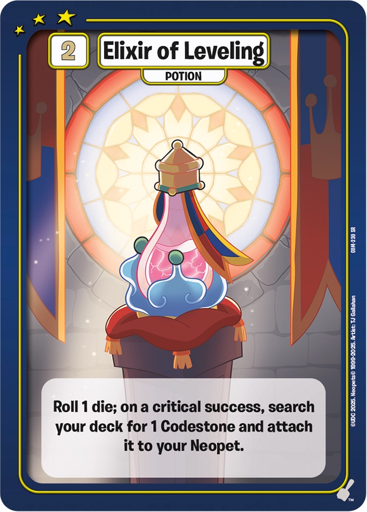 Elixir of Leveling, COM-230 SR