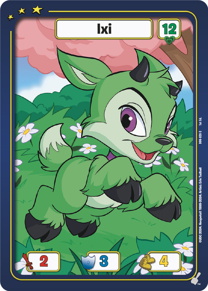 Ixi, DON-020 C from Defenders of Neopia
