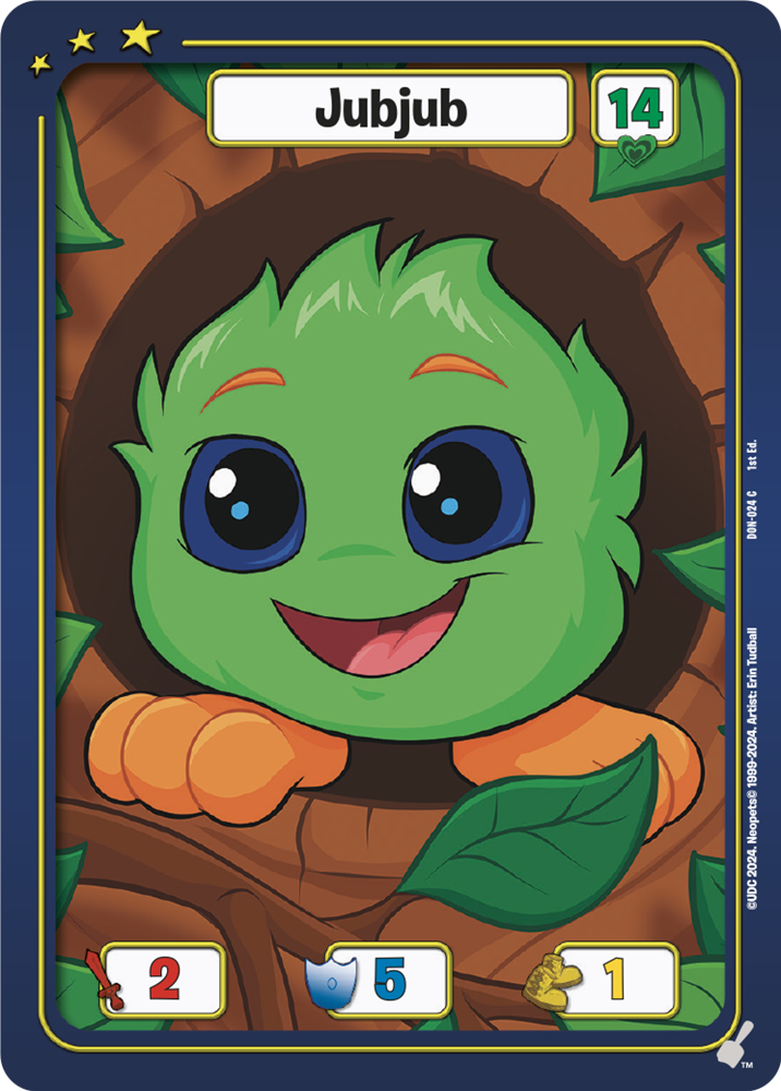 Jubjub, DON-024 C from Defenders of Neopia
