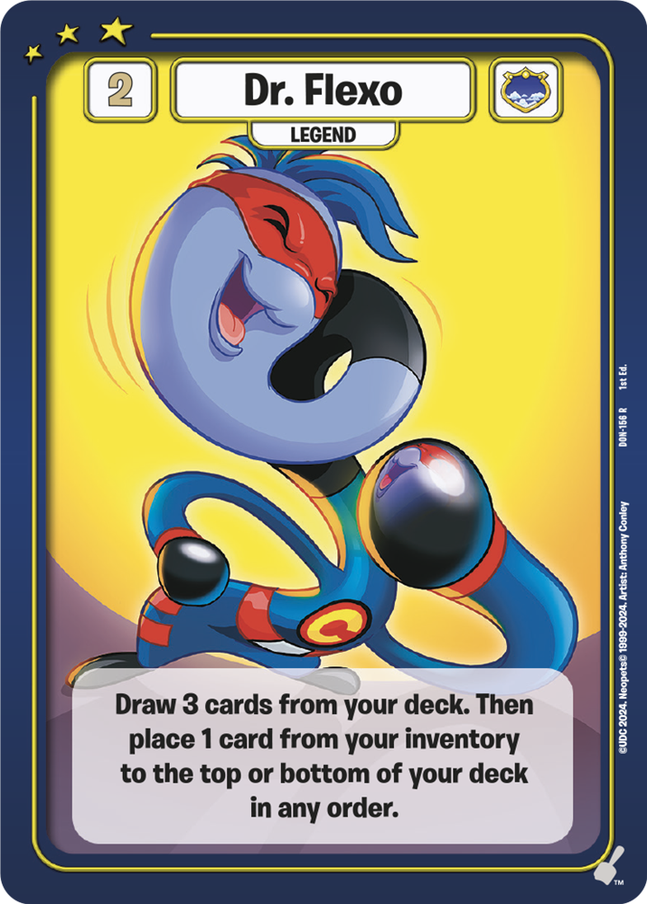 Dr. Flexo, DON-156 R from Defenders of Neopia