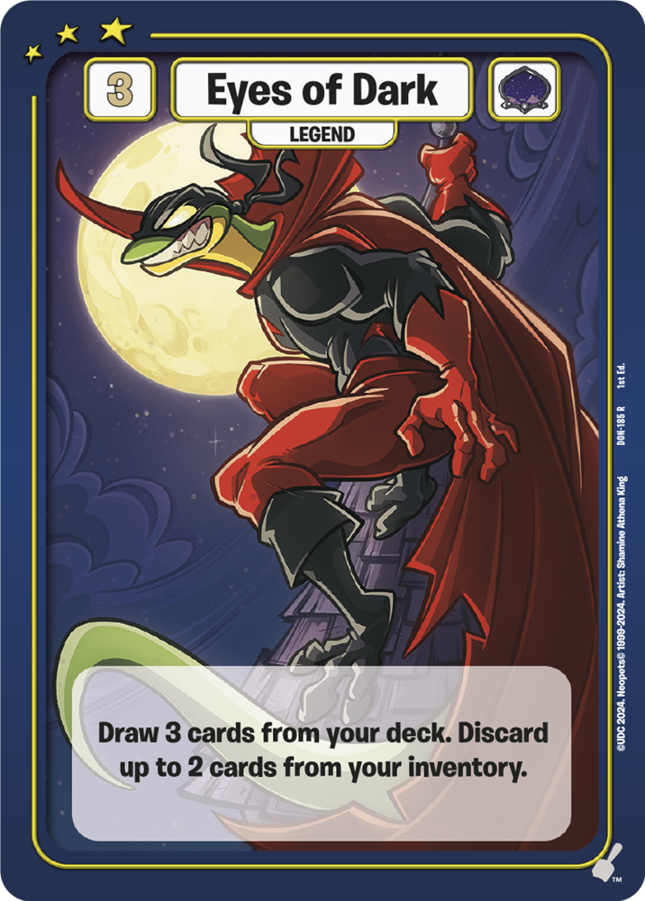 Eyes of Dark, DON-185 R from Defenders of Neopia