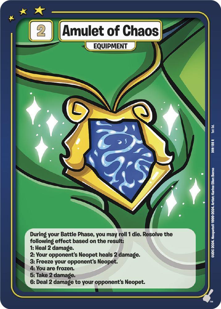 Amulet of Chaos, DON-198 R