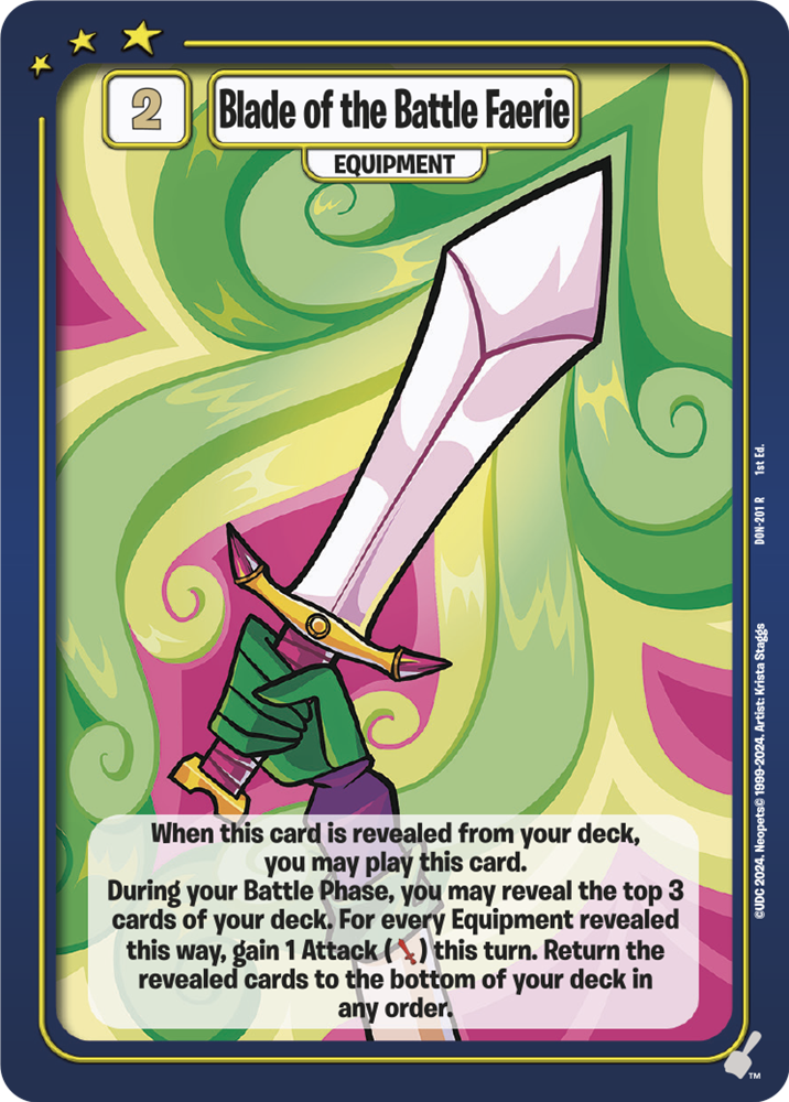 Blade of the Battle Faerie, DON-201 R