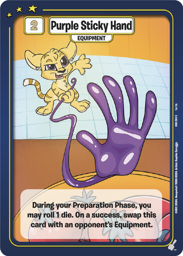 Purple Sticky Hand, DON-204 R