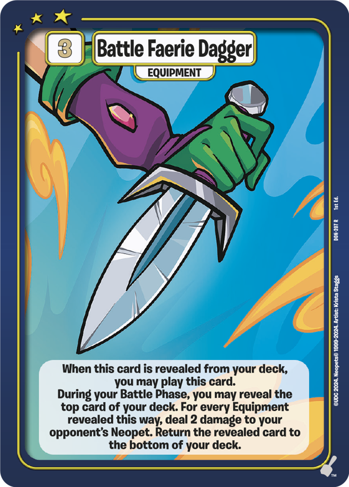 Battle Faerie Dagger, DON-207 R