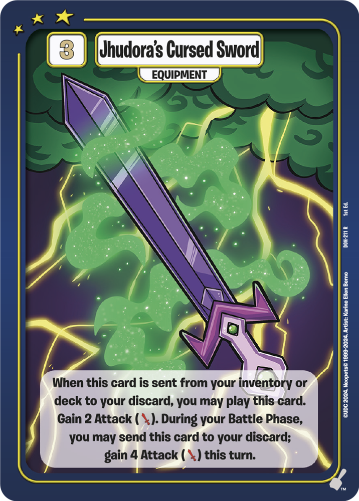 Jhudora's Cursed Sword, DON-211 R