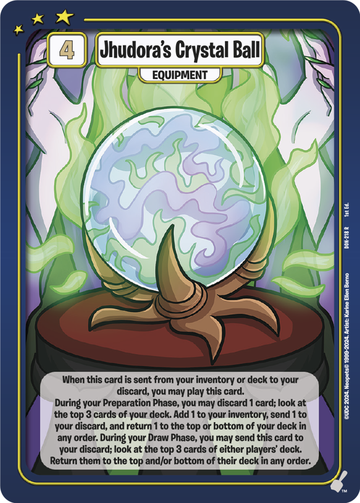 Jhudora's Crystal Ball, DON-218 R