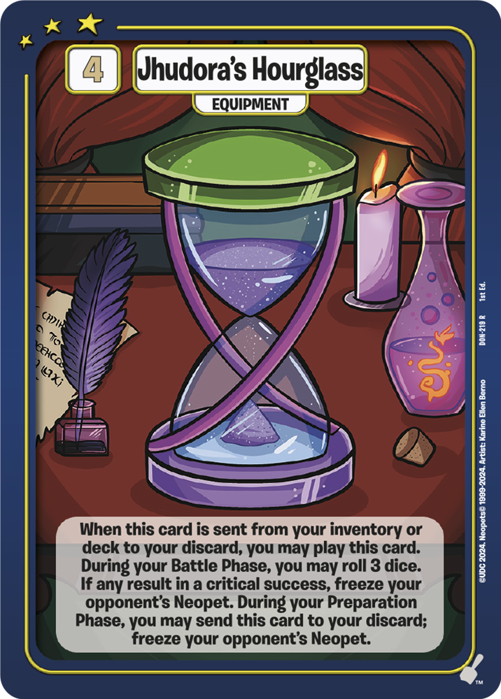 Jhudora's Hourglass, DON-219 R