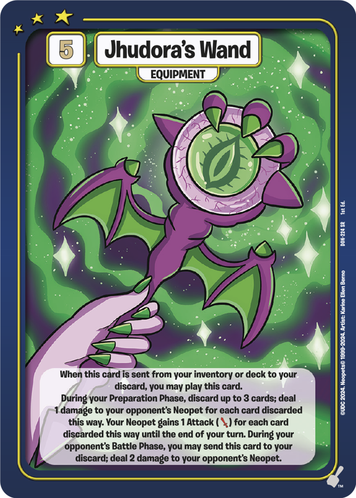 Jhudora's Wand, DON-224 SR