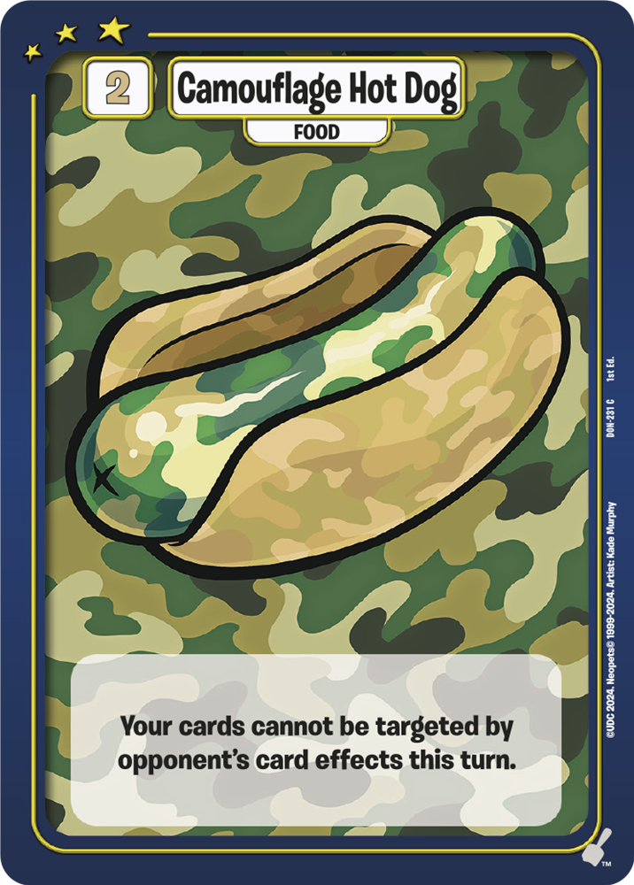 Camouflage Hot Dog, DON-231 C