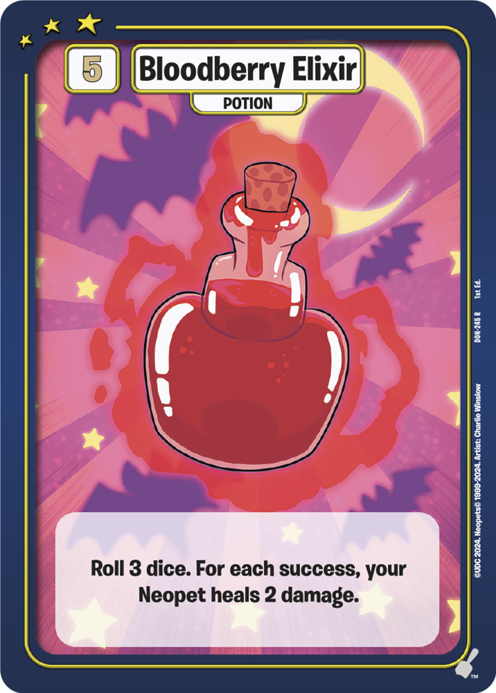 Bloodberry Elixir, DON-245 R from Defenders of Neopia