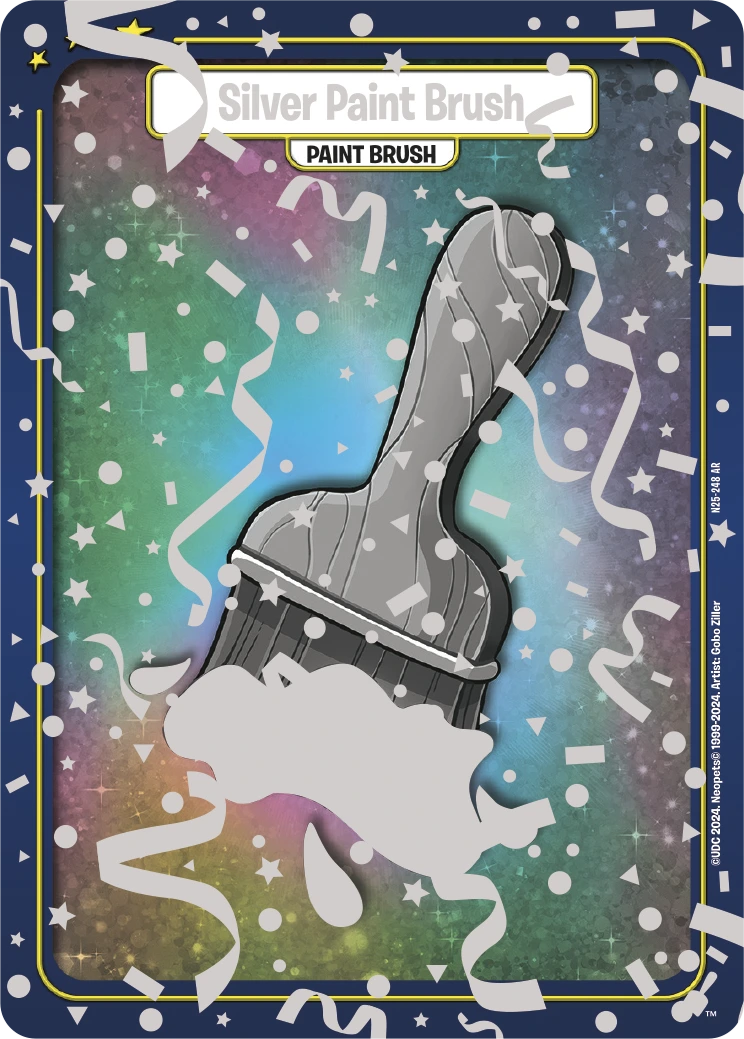 Silver Paint Brush, N25-248 AR from 25th Anniversary
