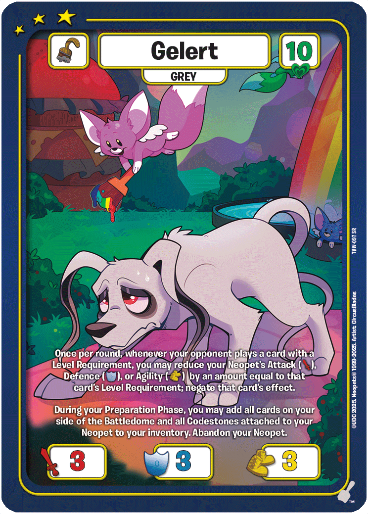 Gelert, TVW-097 SR