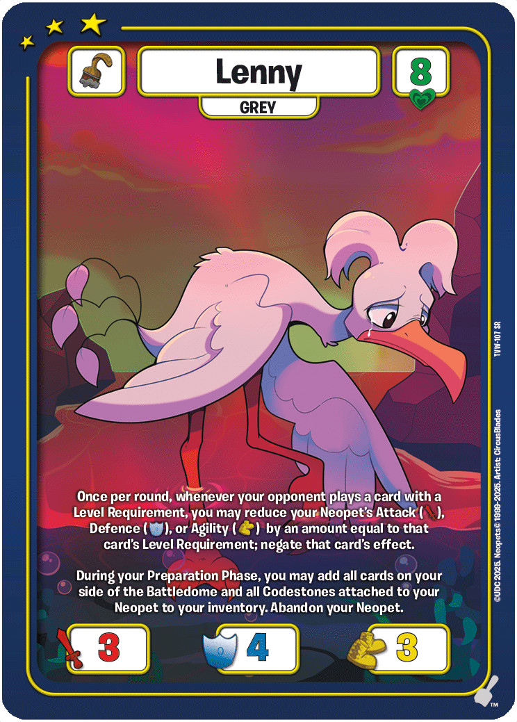 Lenny, TVW-107 SR