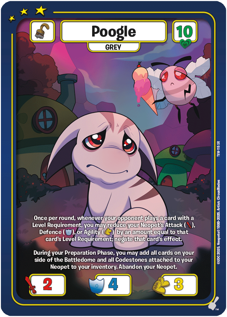 Poogle, TVW-115 SR