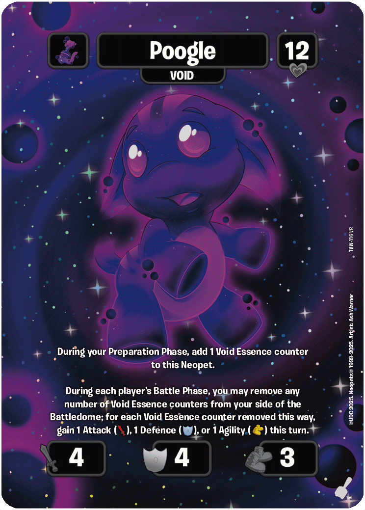 Poogle, TVW-116 VR