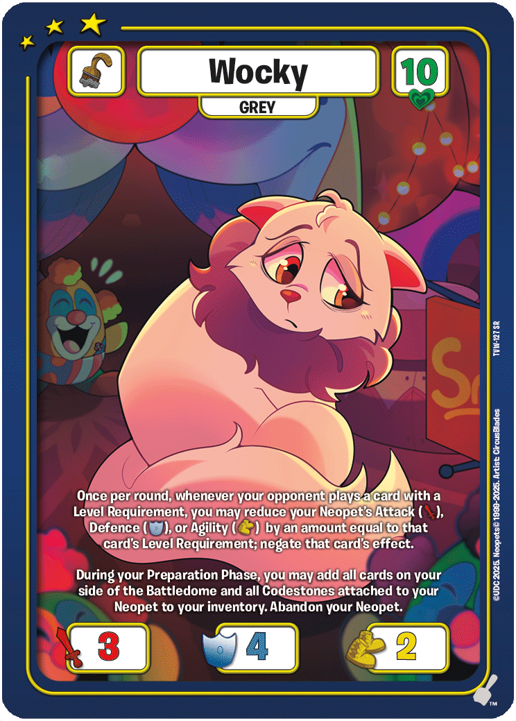 Wocky, TVW-127 SR