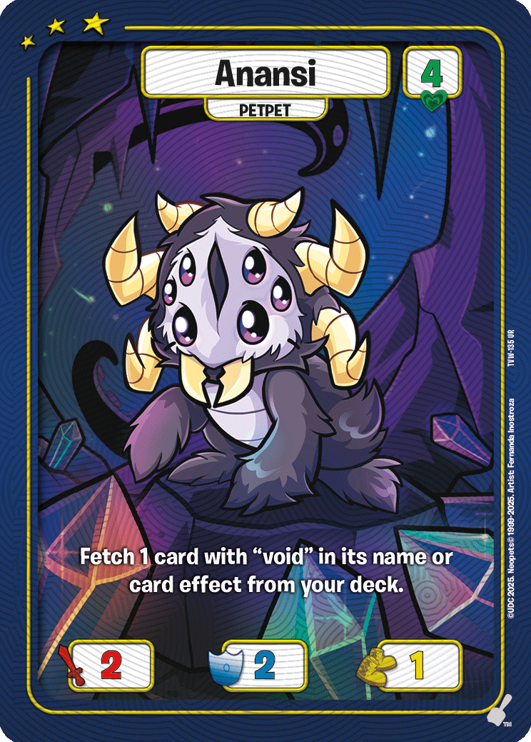 Anansi, TVW-135 UR