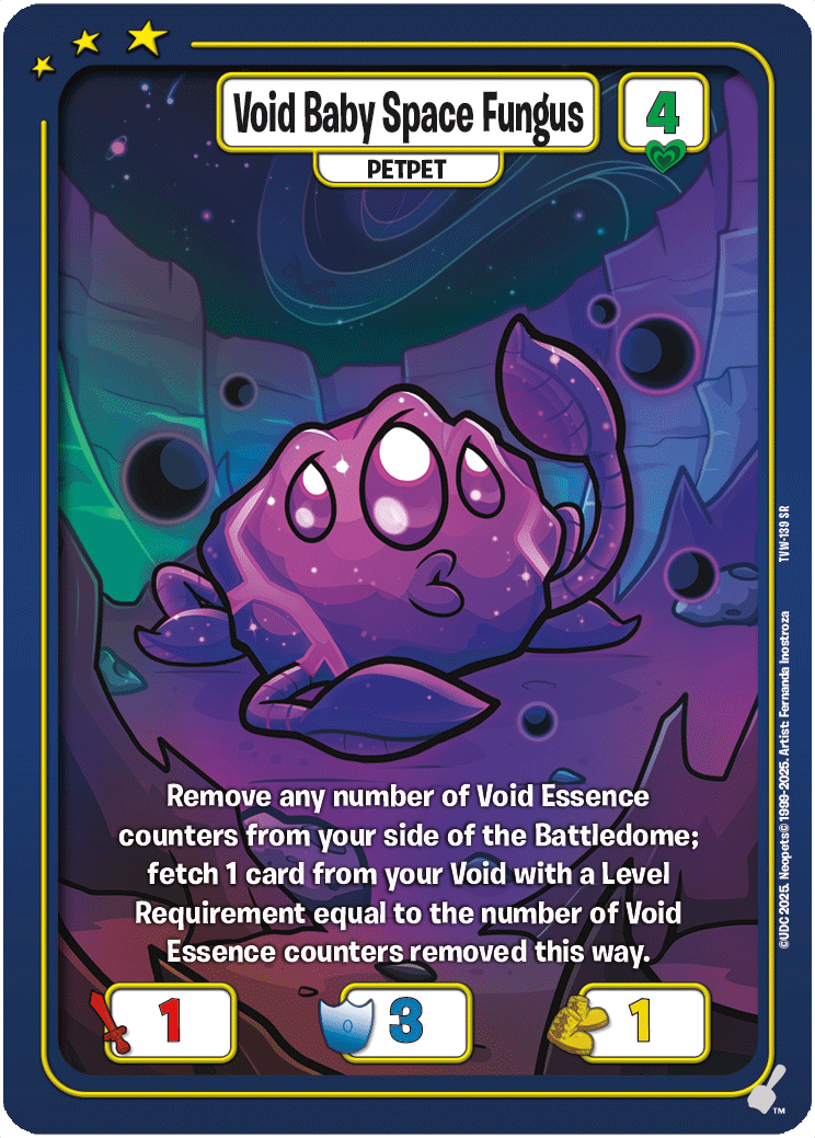 Void Baby Space Fungus, TVW-139 SR
